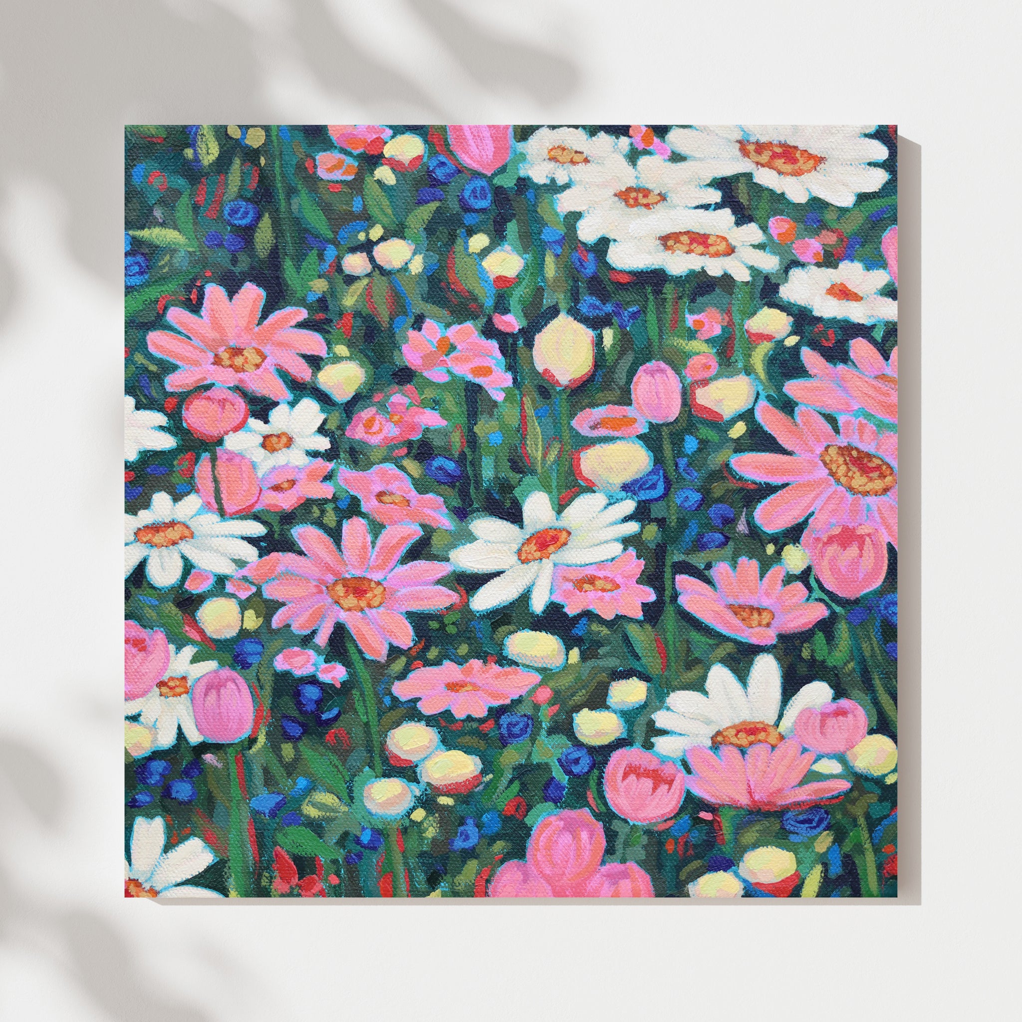 Cottage Garden - Original Acrylic Painting – Mira Byler, LLC, image size:2048x2048