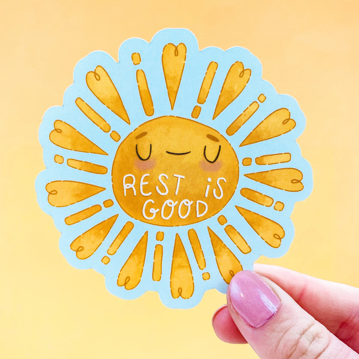 Rest is Good - Vinyl Sticker – Mira Byler, LLC